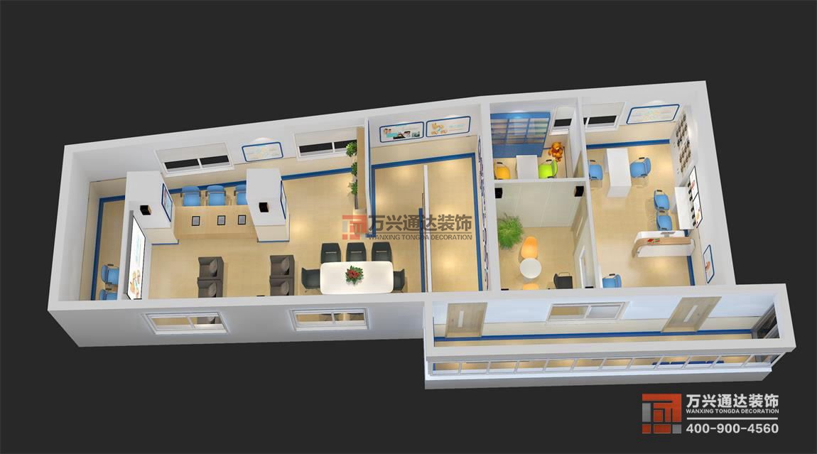 北京萬興通達(dá)辦公裝修項(xiàng)目-美爾斯通耳科診所裝修效果圖