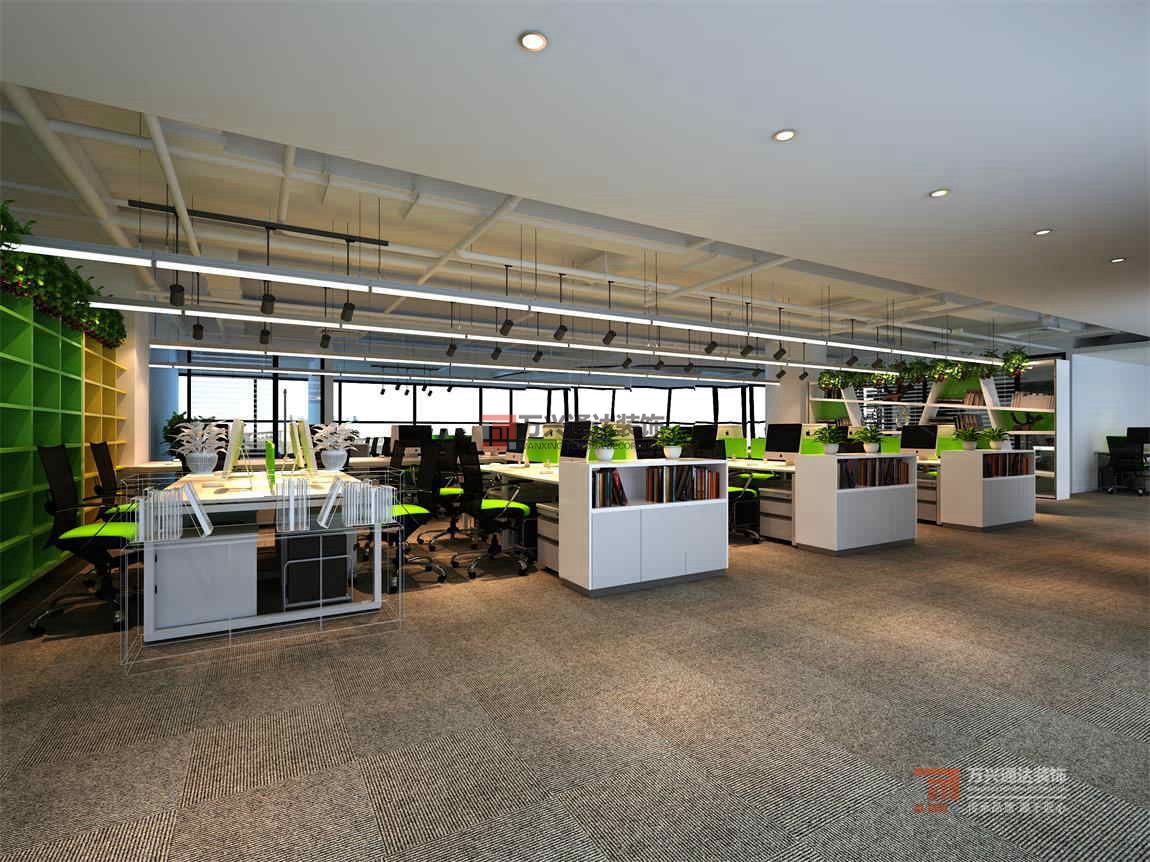 北京萬興通達(dá)辦公裝修項(xiàng)目-北京食聯(lián)天下網(wǎng)絡(luò)科技有限公司裝修效果圖