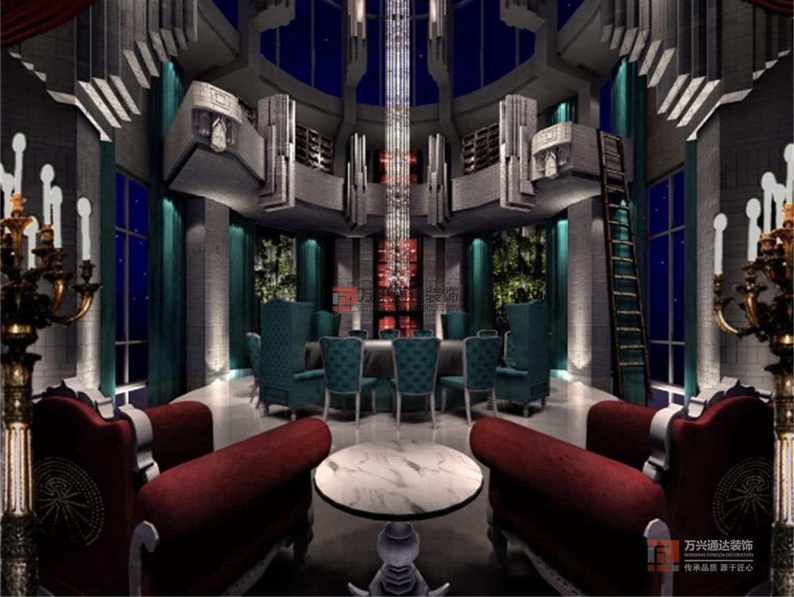 北京萬興通達辦公裝修項目-沸騰魚鄉(xiāng)世貿天街店裝修效果圖