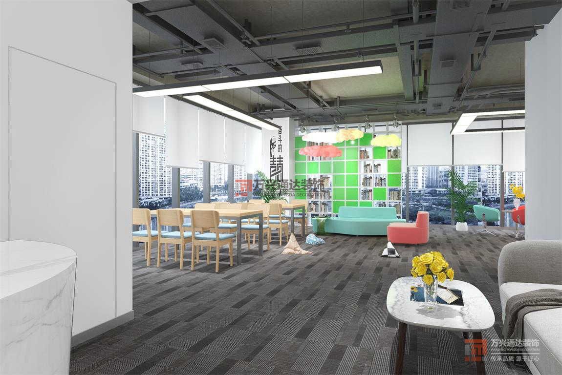 北京萬興通達(dá)辦公裝修項(xiàng)目-北京惠讀教育科技有限公司裝修效果圖