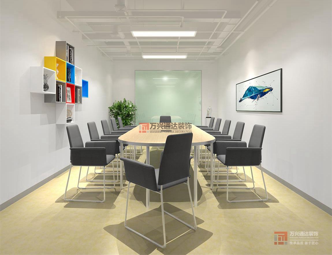 北京萬興通達辦公裝修項目-華清科盛，北京信息技術有限公司裝修效果圖