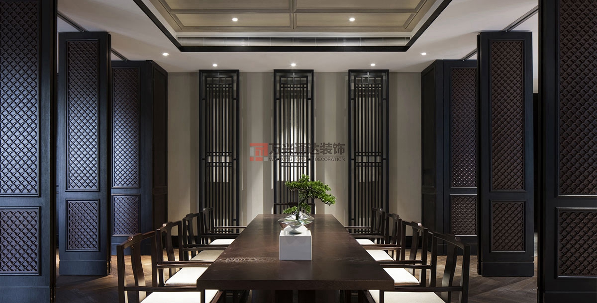 北京萬(wàn)興通達(dá)辦公裝修項(xiàng)目-月影餐廳裝修效果圖