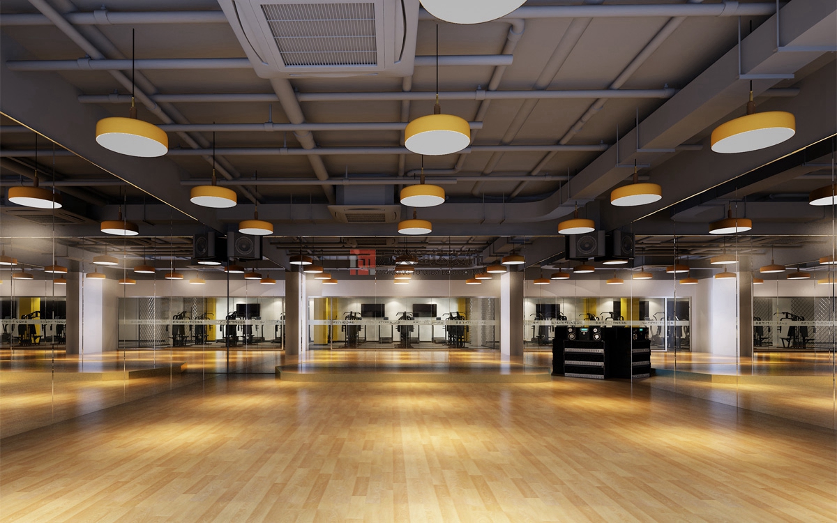 北京萬(wàn)興通達(dá)辦公裝修項(xiàng)目-瑞克健身裝修效果圖