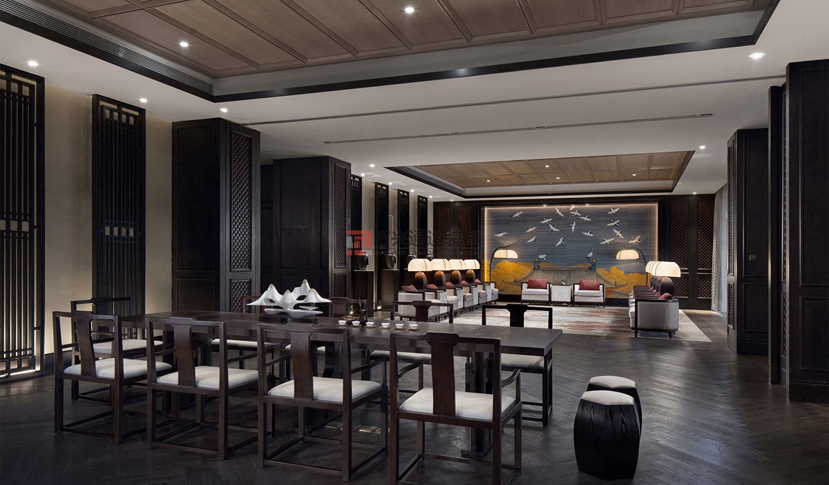 北京萬(wàn)興通達(dá)辦公裝修項(xiàng)目-月影餐廳裝修效果圖