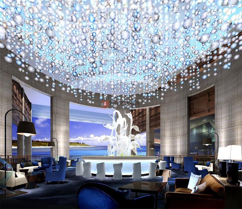 北京萬興通達(dá)辦公裝修項(xiàng)目-鴻洲游艇國際酒店裝修案例效果圖