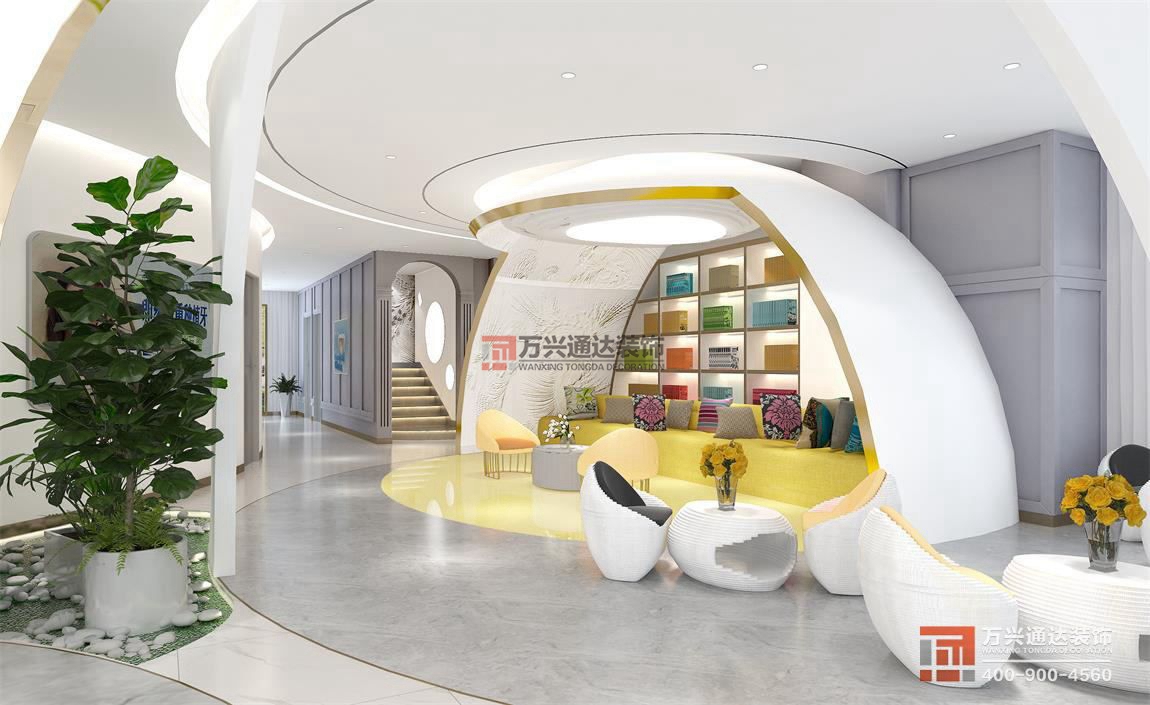 北京萬(wàn)興通達(dá)辦公裝修項(xiàng)目-金一牙科口腔門(mén)診裝修效果圖