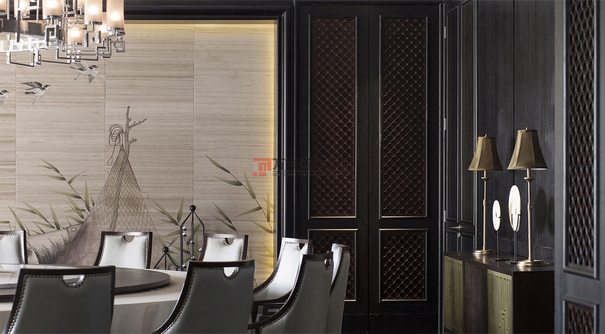 北京萬(wàn)興通達(dá)辦公裝修項(xiàng)目-月影餐廳裝修效果圖