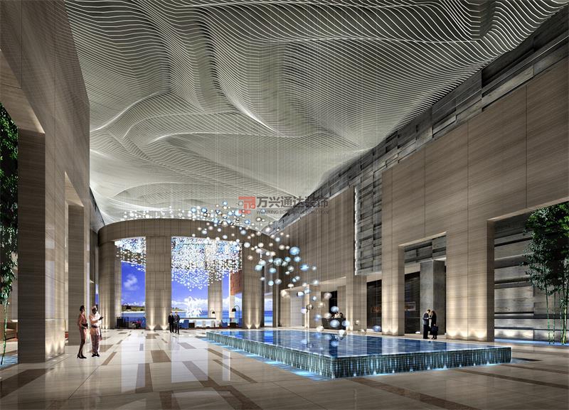 北京萬興通達(dá)辦公裝修項(xiàng)目-鴻洲游艇國際酒店裝修案例效果圖