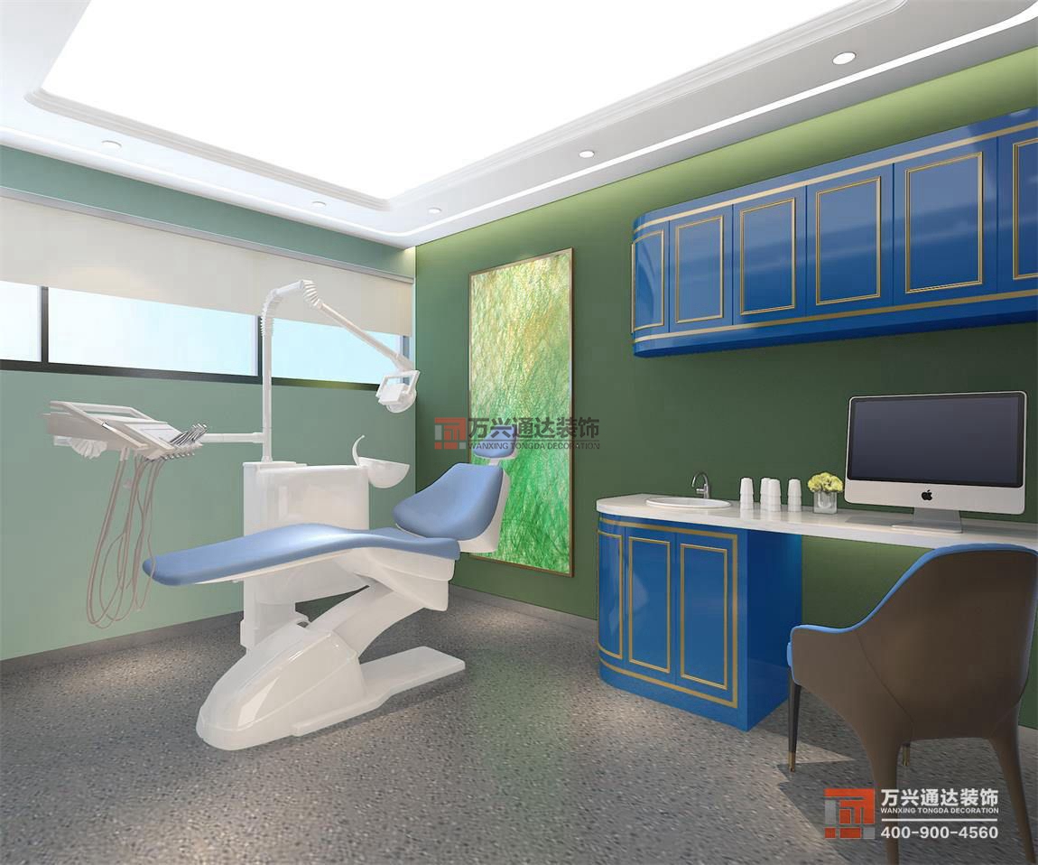 北京萬(wàn)興通達(dá)辦公裝修項(xiàng)目-金一牙科口腔門(mén)診裝修效果圖