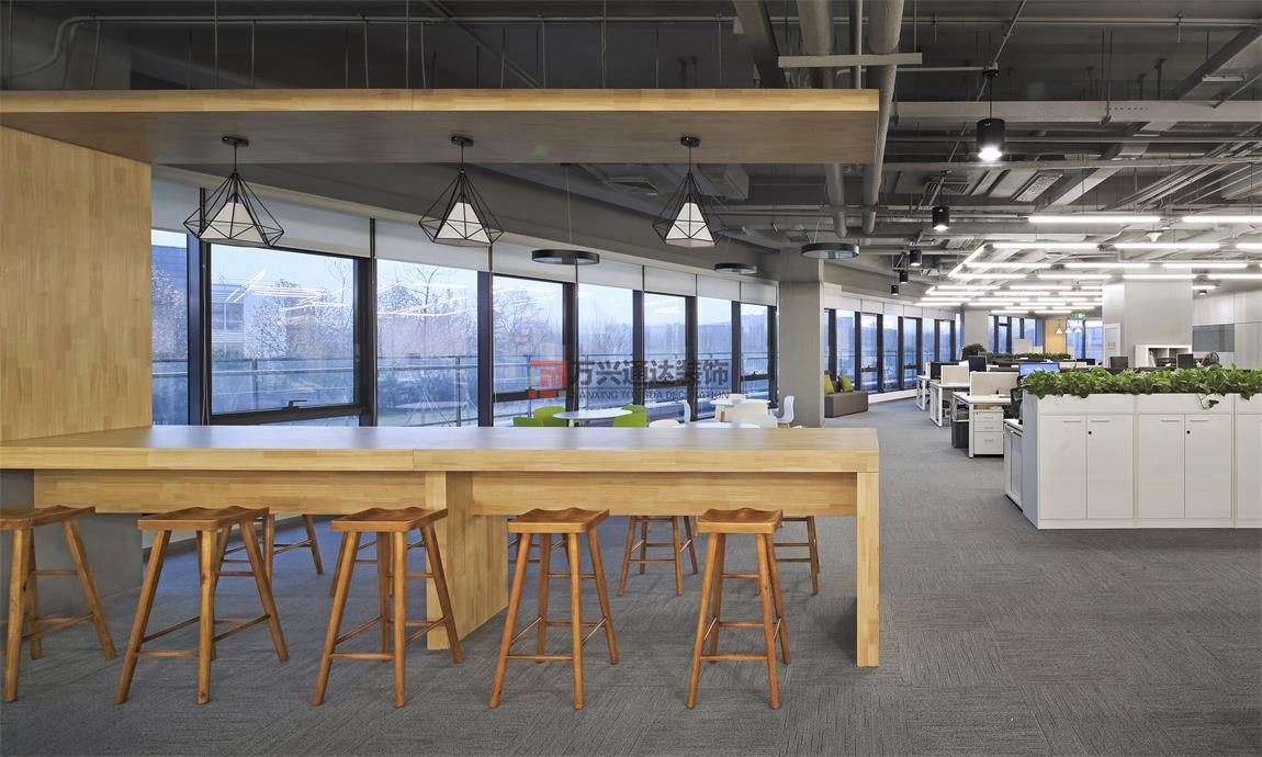 北京萬興通達辦公裝修項目-前海點金石科技裝修效果圖