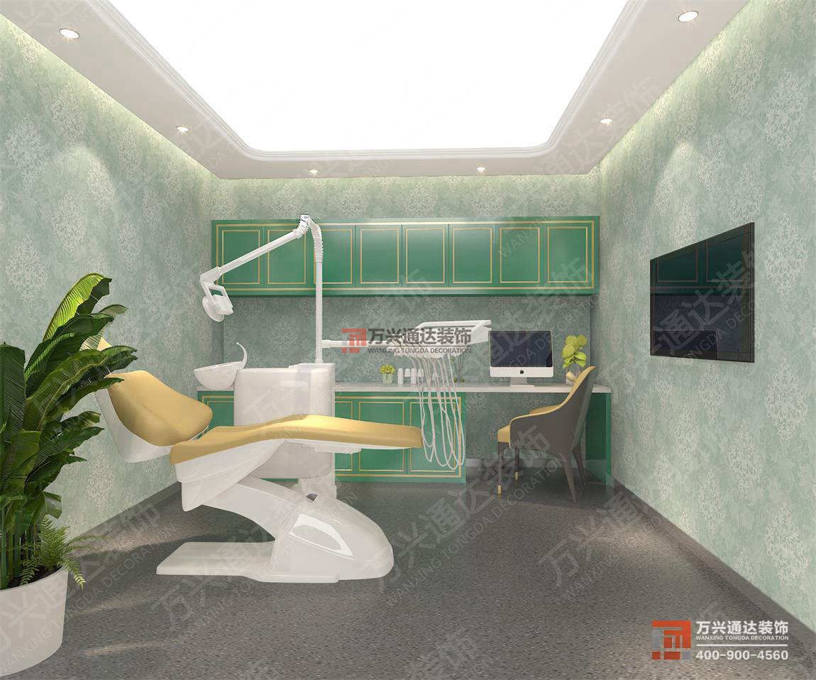 北京萬(wàn)興通達(dá)辦公裝修項(xiàng)目-金一牙科口腔門(mén)診裝修效果圖