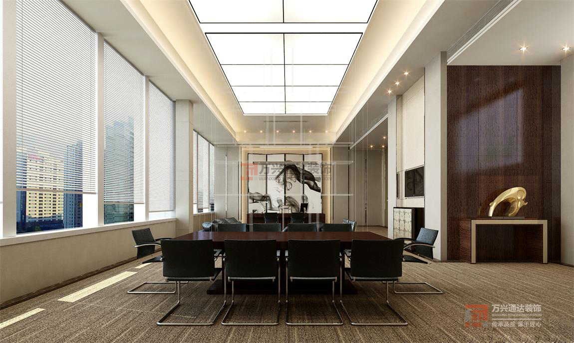 北京萬興通達(dá)辦公裝修項(xiàng)目-民發(fā)集團(tuán)裝修效果圖