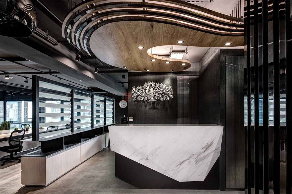 北京萬興通達(dá)辦公裝修項(xiàng)目-一諾立德文化傳媒裝修效果圖