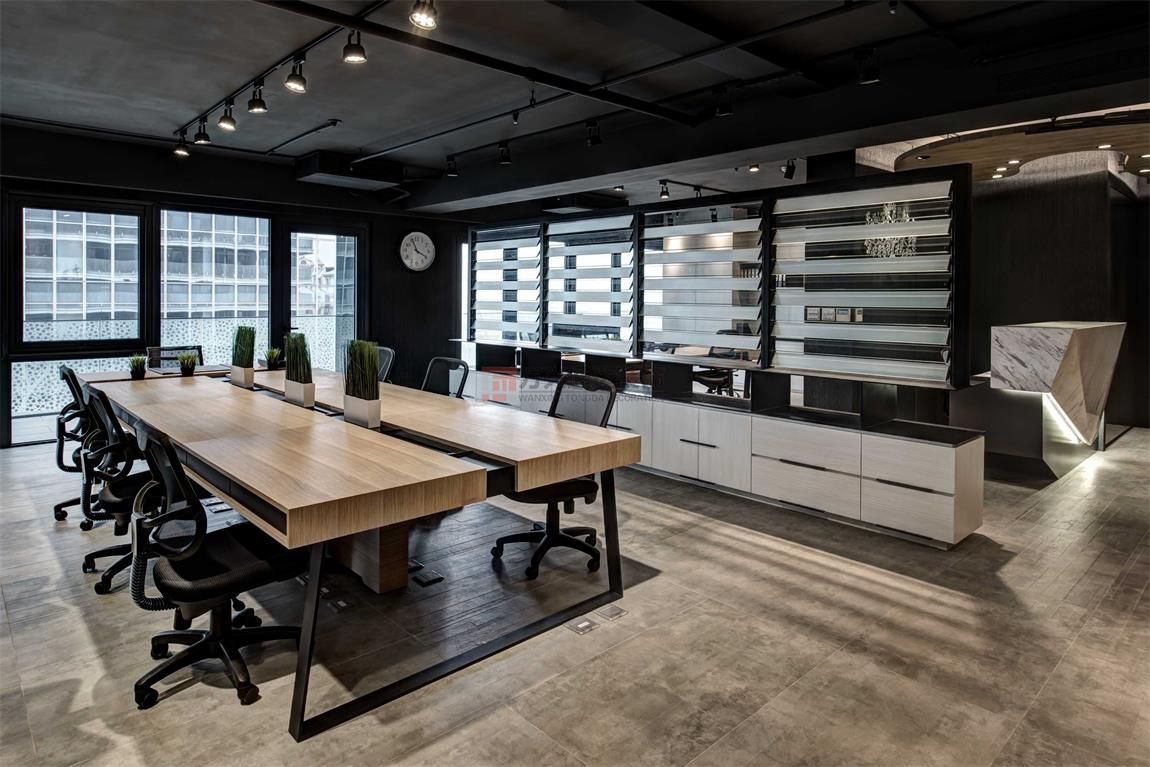 北京萬興通達(dá)辦公裝修項(xiàng)目-一諾立德文化傳媒裝修效果圖