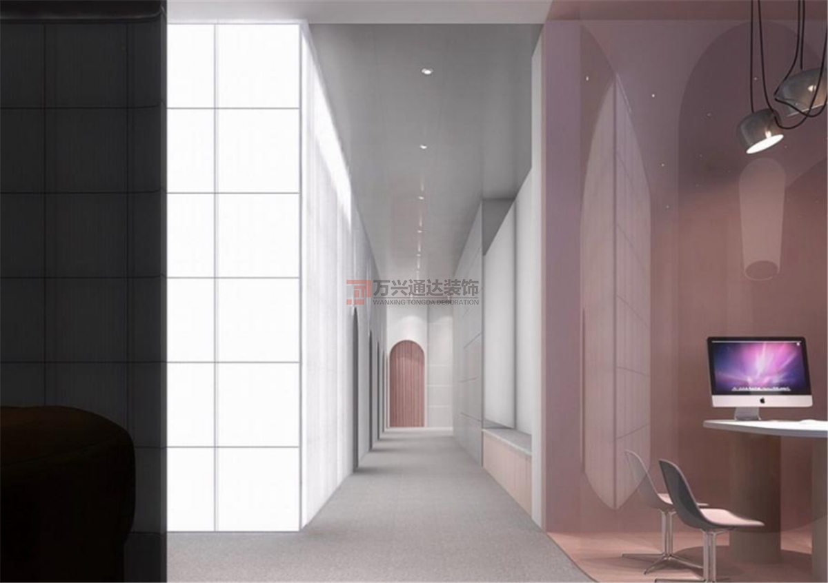北京萬(wàn)興通達(dá)辦公裝修項(xiàng)目-美甲店裝修效果圖