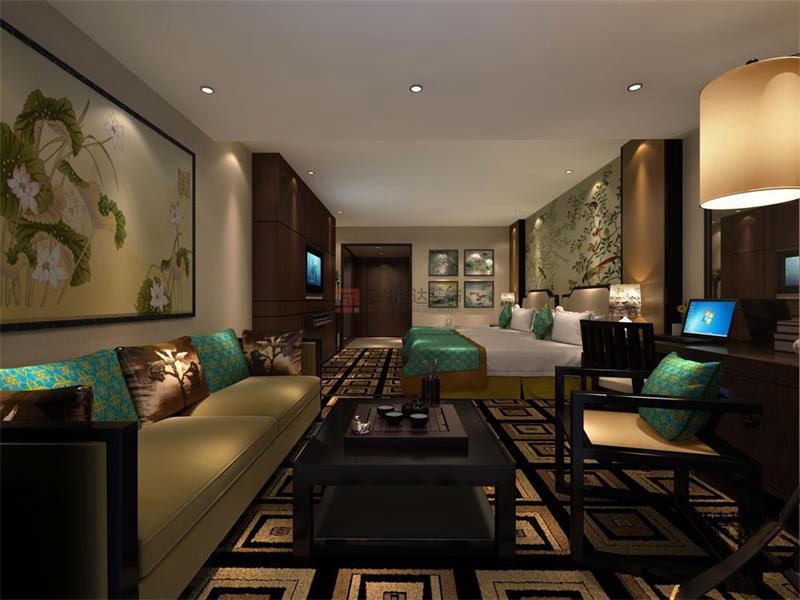 北京萬興通達(dá)辦公裝修項目-千葉東茉酒店裝修案例效果圖