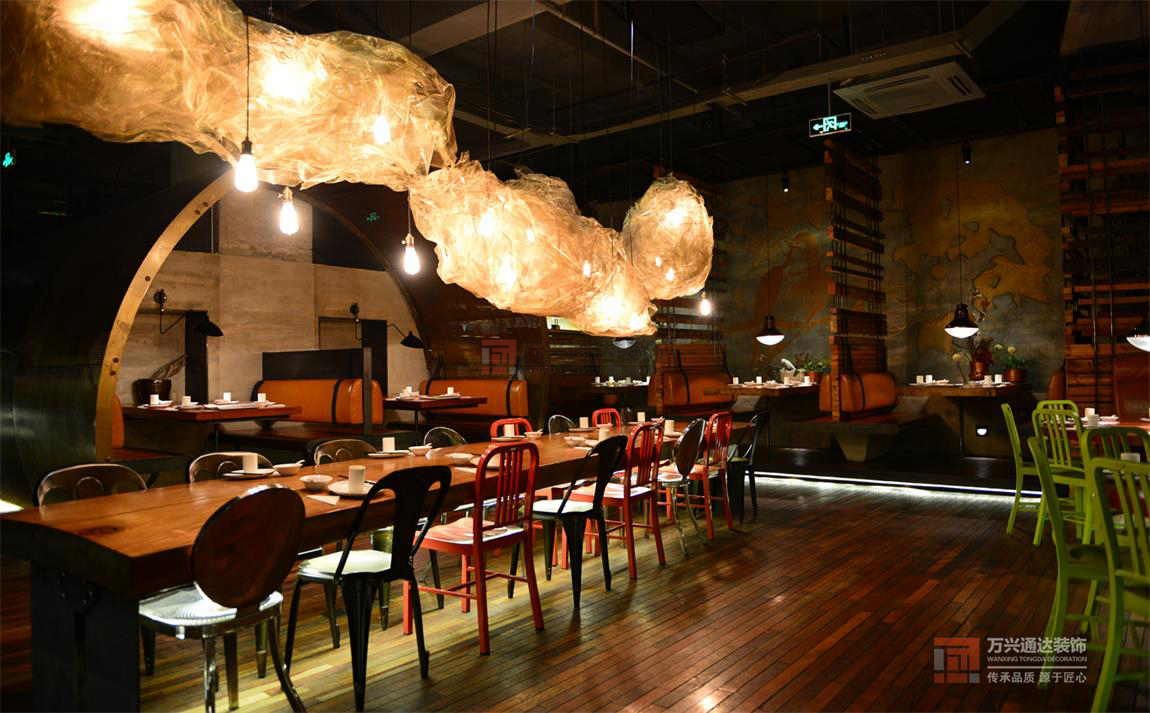 北京萬興通達(dá)辦公裝修項目-外婆私房菜裝修效果圖