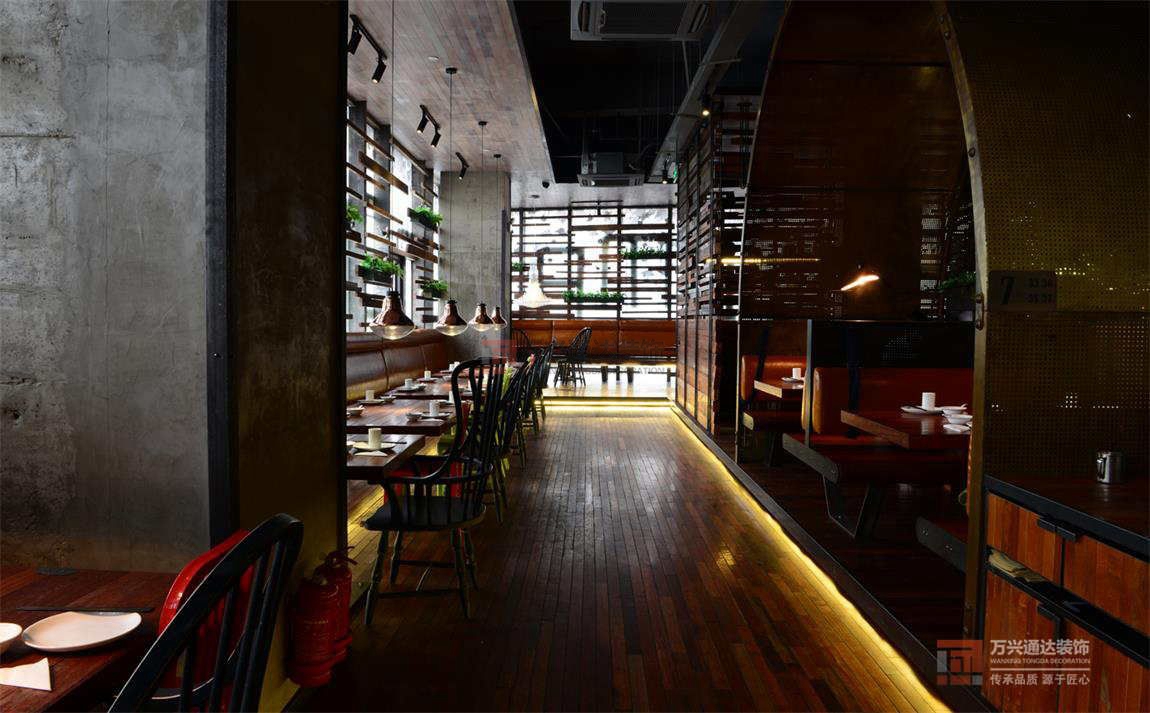 北京萬興通達(dá)辦公裝修項目-外婆私房菜裝修效果圖