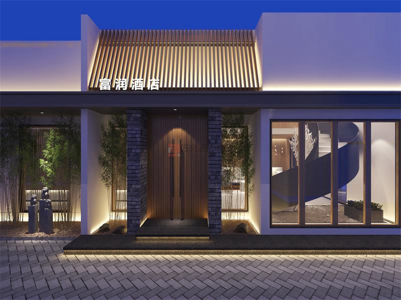 北京萬(wàn)興通達(dá)辦公裝修項(xiàng)目-東四富潤(rùn)酒店裝修案例效果圖