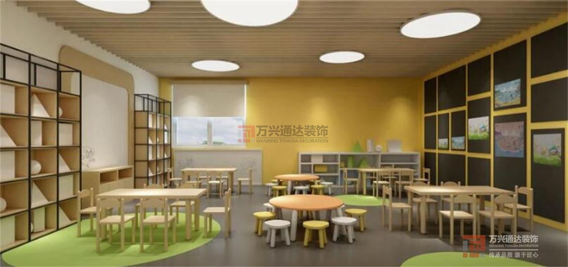 北京萬(wàn)興通達(dá)辦公裝修項(xiàng)目-富嘉名城幼兒園裝修效果圖