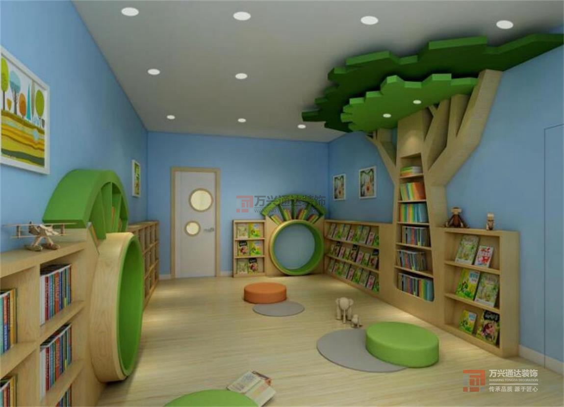 北京萬(wàn)興通達(dá)辦公裝修項(xiàng)目-富嘉名城幼兒園裝修效果圖