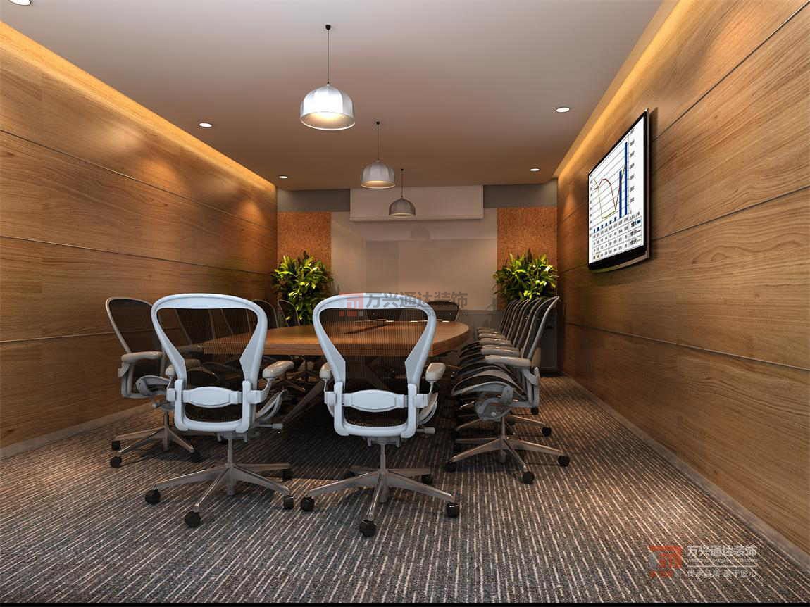 北京萬(wàn)興通達(dá)辦公裝修項(xiàng)目-北京偉伯康科技發(fā)展有限公司裝修效果圖