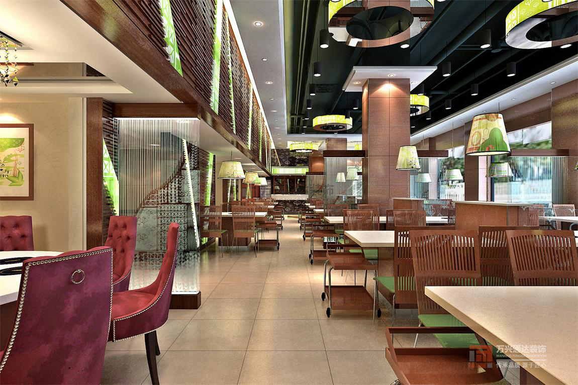 北京萬興通達(dá)辦公裝修項目-小肥羊火鍋，桐鄉(xiāng)店裝修效果圖