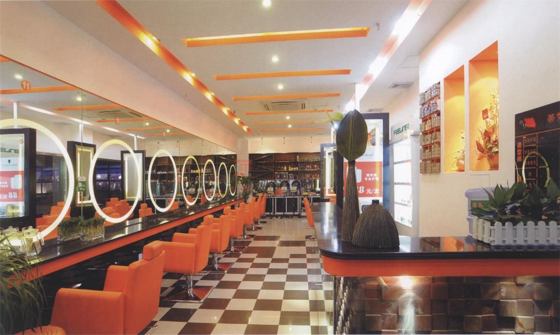 北京萬興通達(dá)辦公裝修項(xiàng)目-帝凡尼美發(fā)造型裝修效果圖