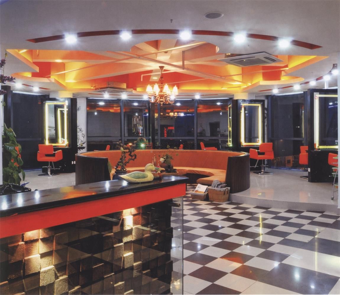 北京萬興通達(dá)辦公裝修項(xiàng)目-帝凡尼美發(fā)造型裝修效果圖