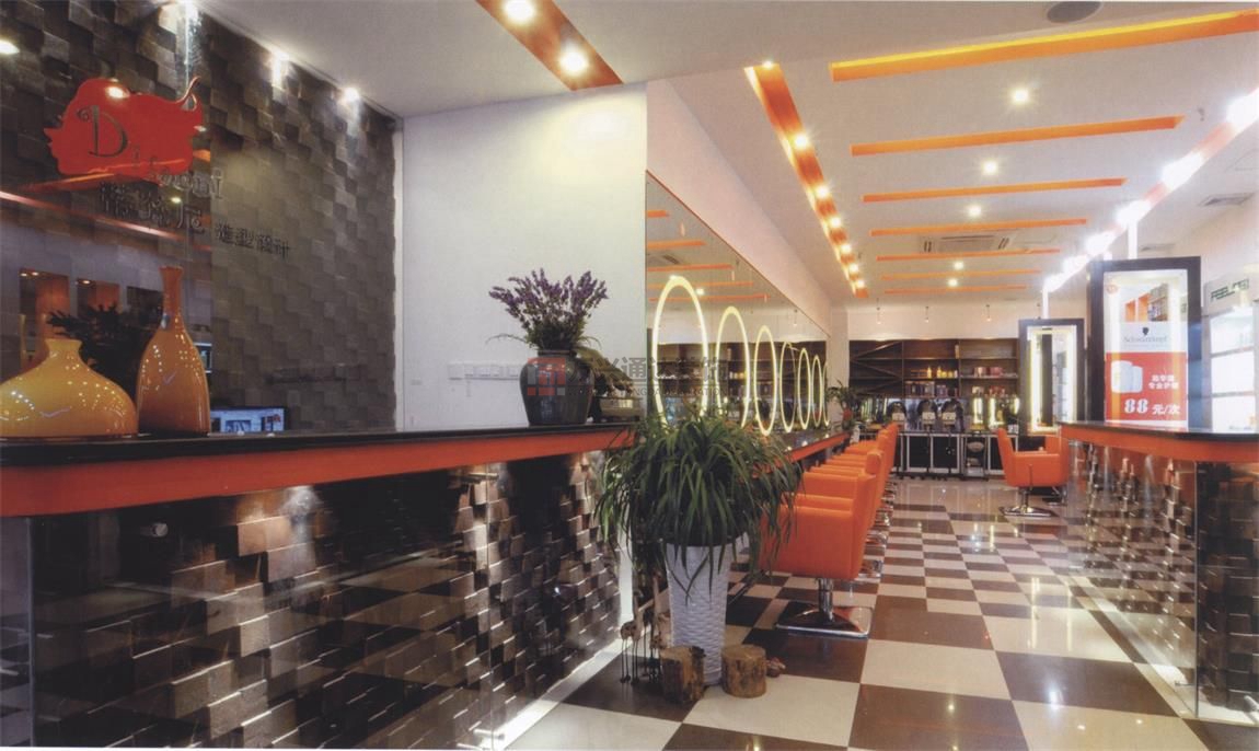 北京萬興通達(dá)辦公裝修項(xiàng)目-帝凡尼美發(fā)造型裝修效果圖