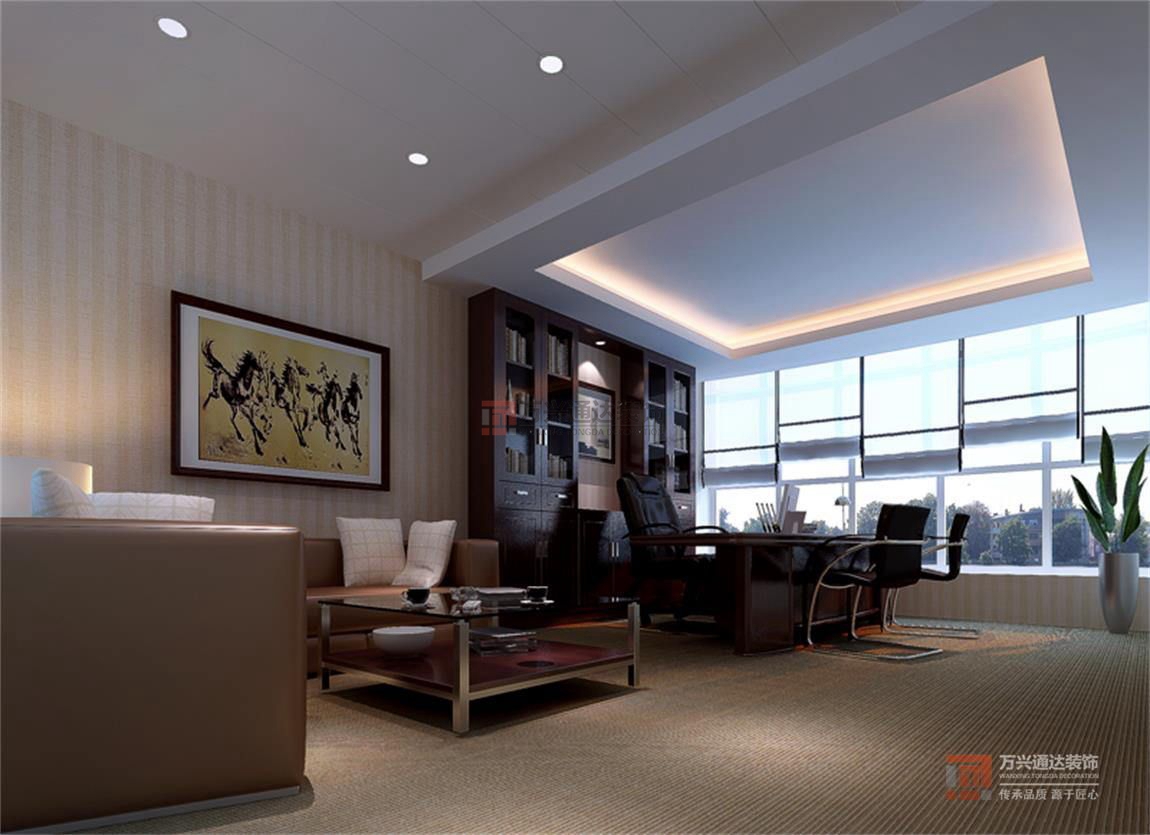 北京萬(wàn)興通達(dá)辦公裝修項(xiàng)目-香港寶嘉國(guó)際發(fā)展有限公司裝修效果圖