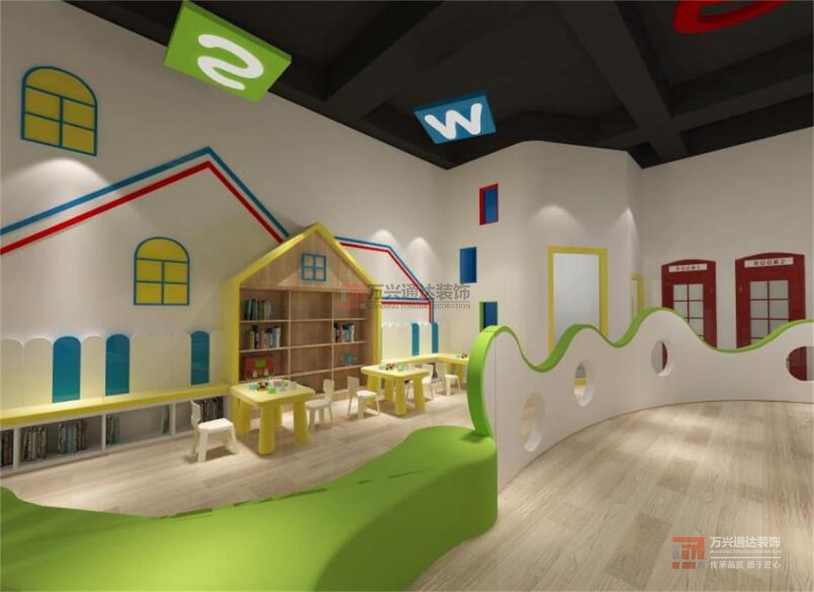 北京萬興通達(dá)辦公裝修項目-精英小貍貓早教中心裝修效果圖