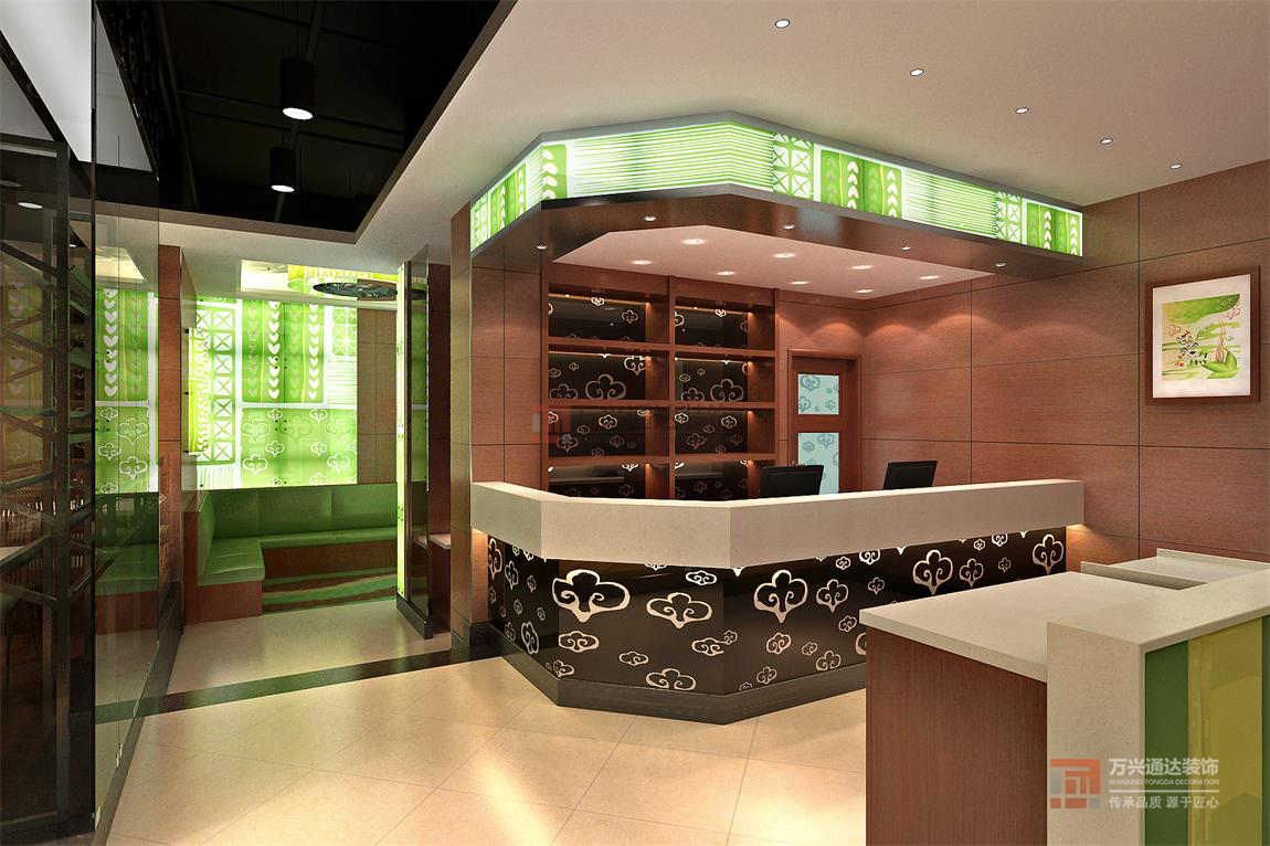 北京萬興通達辦公裝修項目-小肥羊火鍋，白銀店裝修效果圖