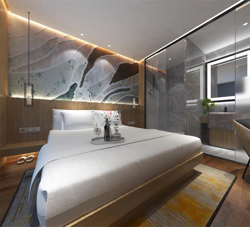 北京萬(wàn)興通達(dá)辦公裝修項(xiàng)目-東四富潤(rùn)酒店裝修案例效果圖