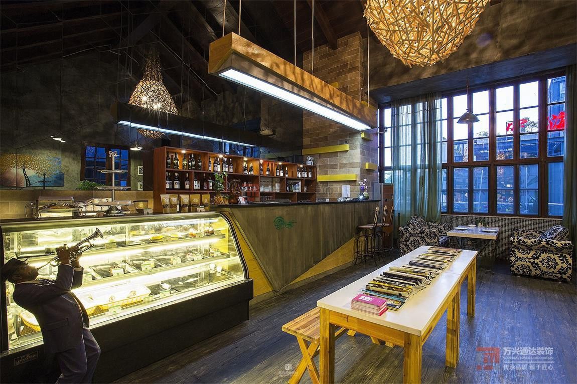 北京萬興通達(dá)辦公裝修項目-年輪小院西餐廳裝修效果圖