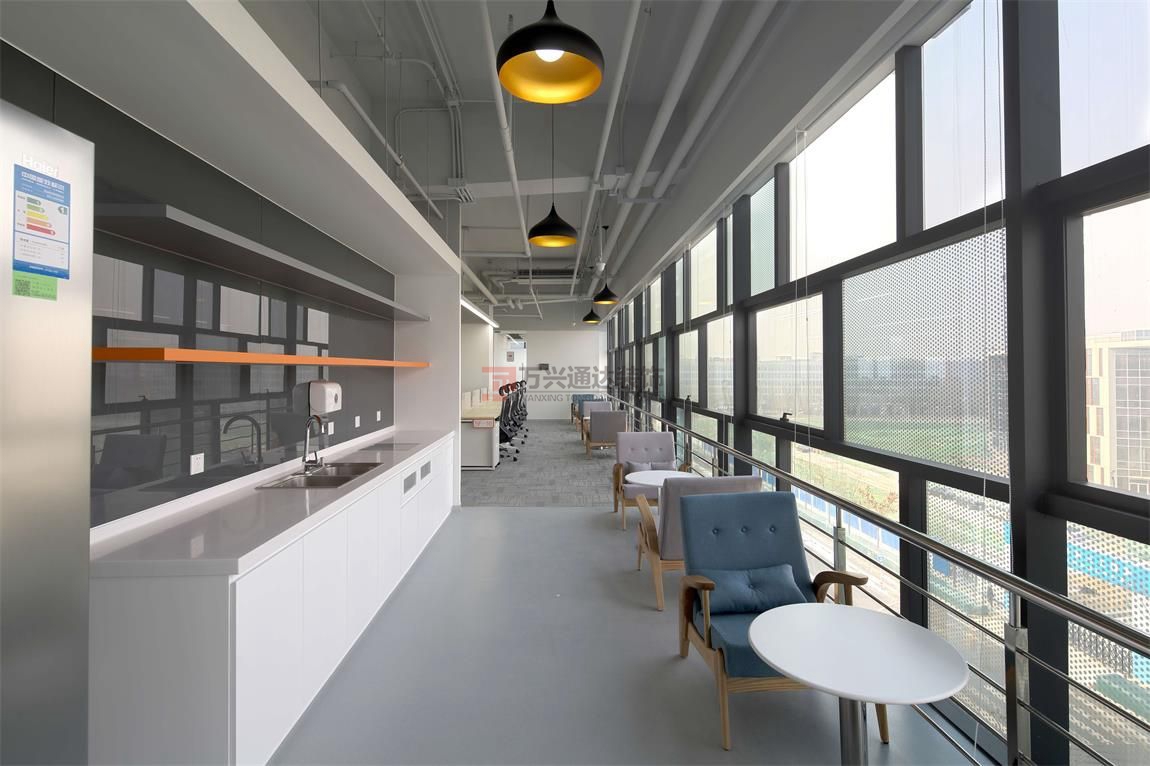 北京萬興通達(dá)辦公裝修項(xiàng)目-隆訊科技公司裝修效果圖