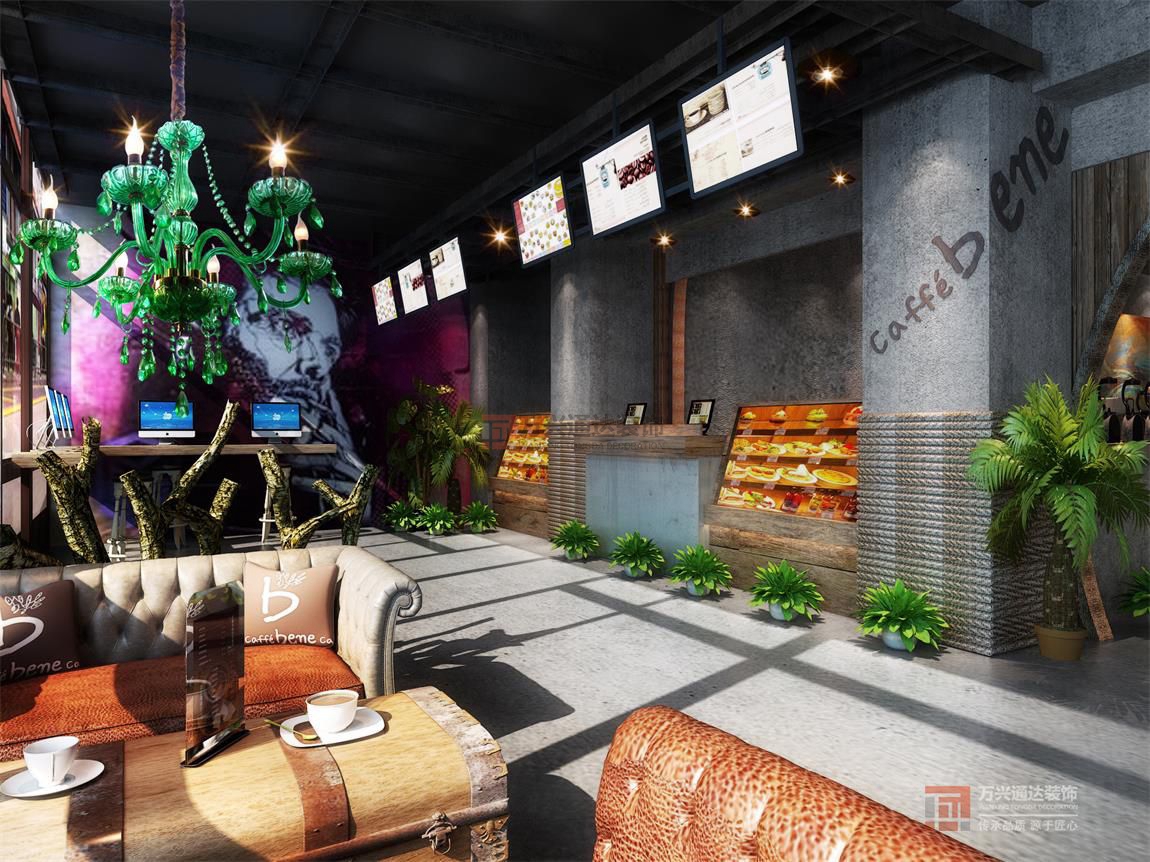 北京萬(wàn)興通達(dá)辦公裝修項(xiàng)目-北京咖啡陪你裝修效果圖