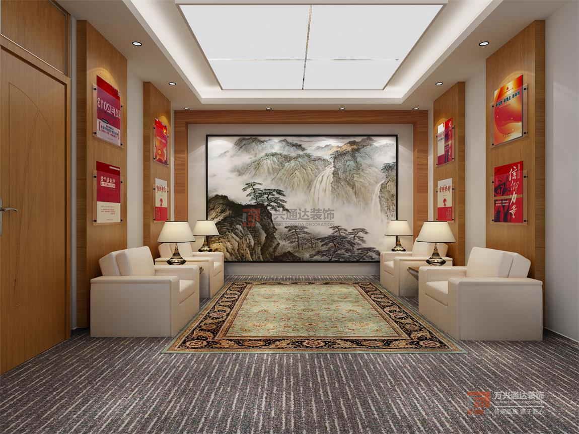 北京萬(wàn)興通達(dá)辦公裝修項(xiàng)目-北京紅旗出版社裝修效果圖