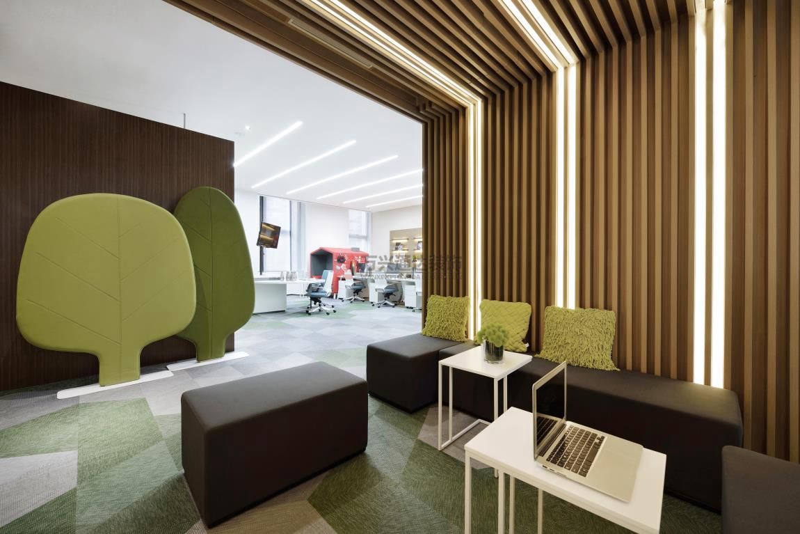 北京萬興通達辦公裝修項目-綠地創(chuàng)新科技裝修效果圖