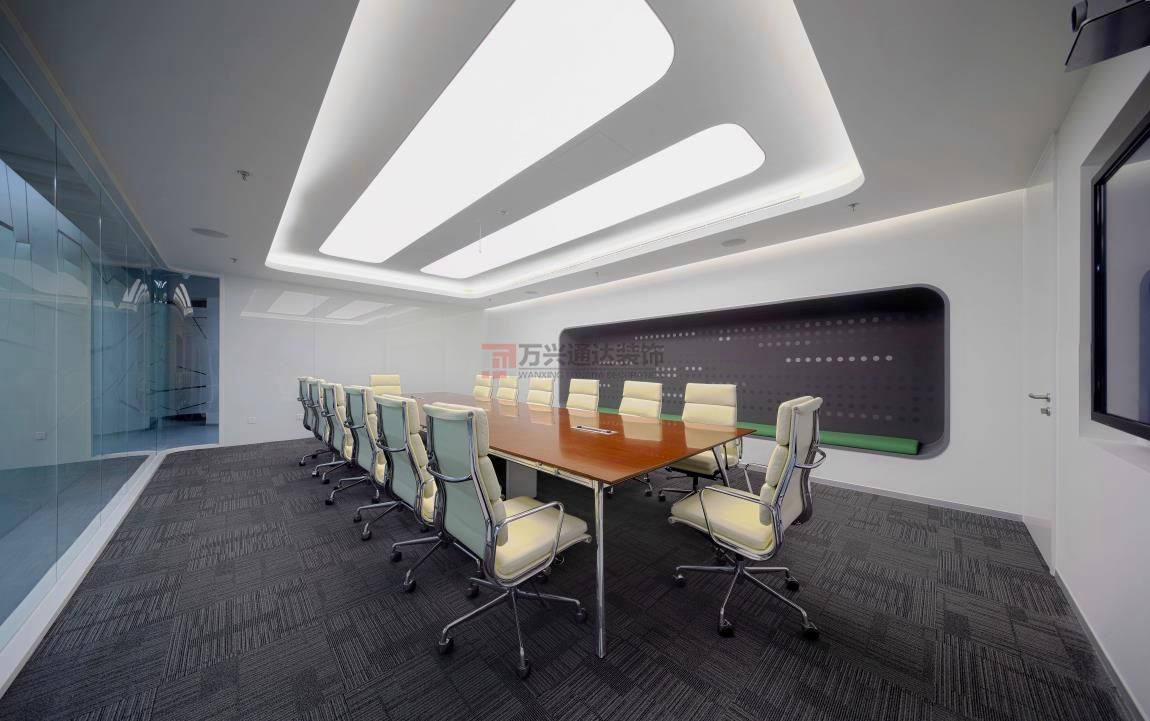 北京萬興通達(dá)辦公裝修項(xiàng)目-隆訊科技公司裝修效果圖