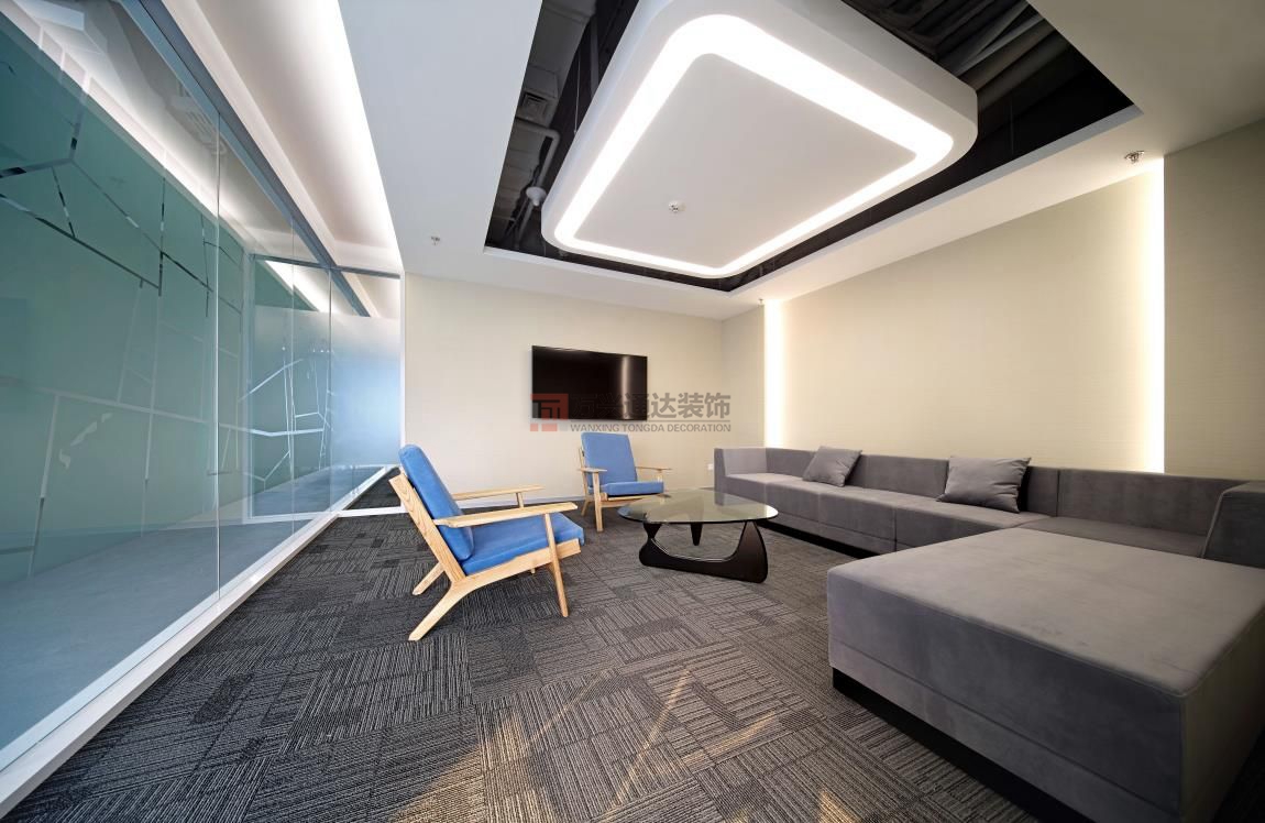 北京萬興通達(dá)辦公裝修項(xiàng)目-隆訊科技公司裝修效果圖