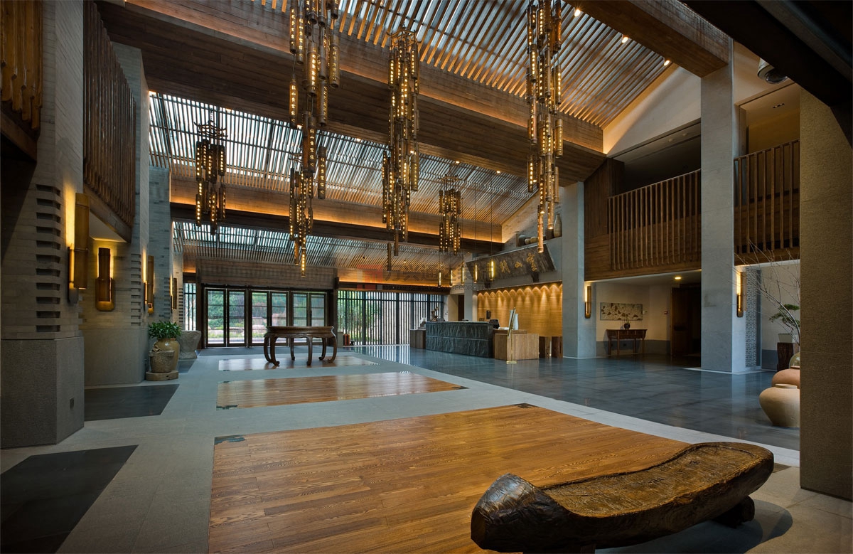 北京萬(wàn)興通達(dá)辦公裝修項(xiàng)目-無(wú)錫靈山精舍酒店裝修效果圖