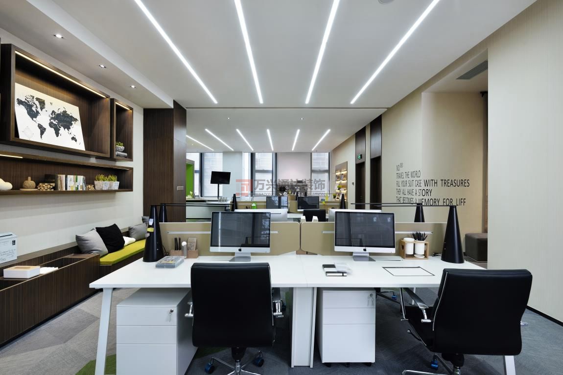 北京萬興通達辦公裝修項目-綠地創(chuàng)新科技裝修效果圖