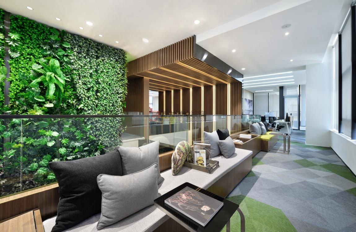 北京萬興通達辦公裝修項目-綠地創(chuàng)新科技裝修效果圖