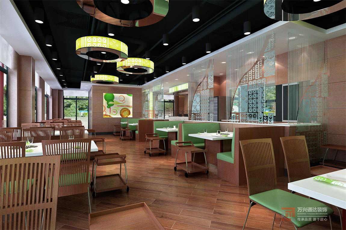 北京萬興通達(dá)辦公裝修項目-小肥羊火鍋，汶上店裝修效果圖