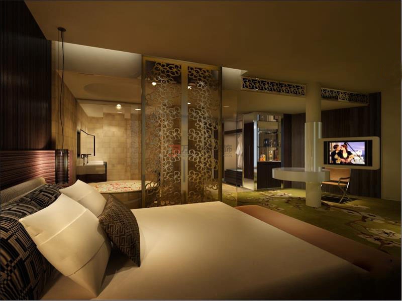 北京萬(wàn)興通達(dá)辦公裝修項(xiàng)目-大元珠海酒店裝修案例效果圖