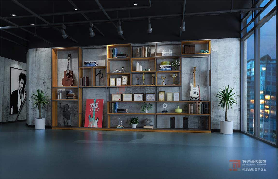 北京萬興通達(dá)辦公裝修項目-歌者盟教育培訓(xùn)裝修效果圖