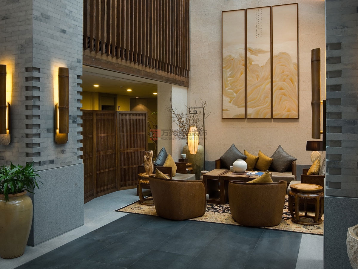 北京萬(wàn)興通達(dá)辦公裝修項(xiàng)目-無(wú)錫靈山精舍酒店裝修效果圖