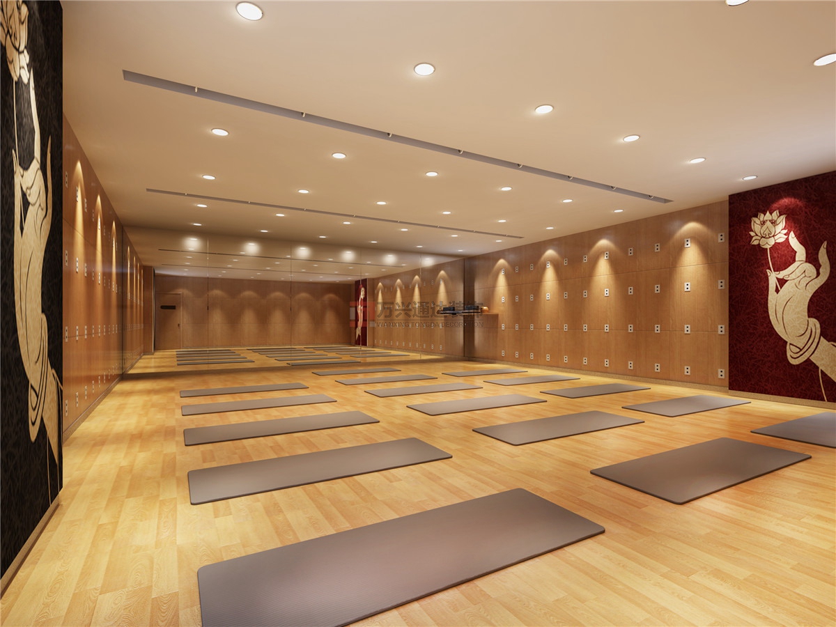 北京萬(wàn)興通達(dá)辦公裝修項(xiàng)目-高迪健身裝修效果圖