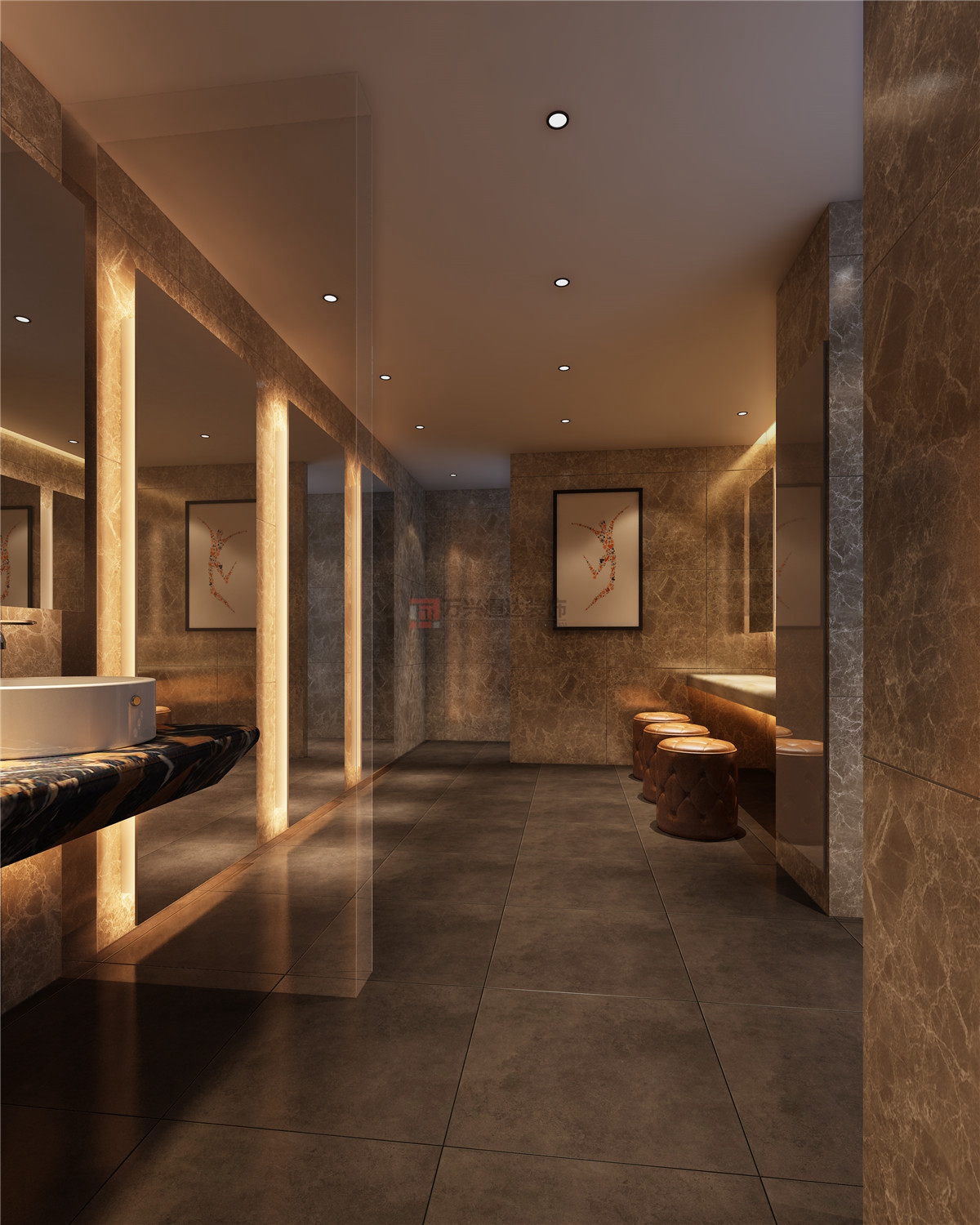 北京萬(wàn)興通達(dá)辦公裝修項(xiàng)目-高迪健身裝修效果圖